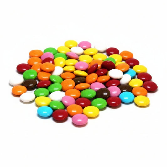 Confetti Cioccolato Crispo 1 kg Lenti Cioccolato Latte Barattolo Colorati