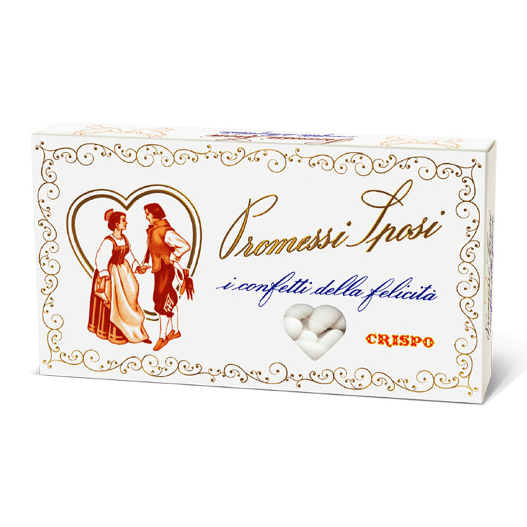 Confetti Crispo Promessi Sposi Bianchi alla Mandorla - Confezione 1 kg