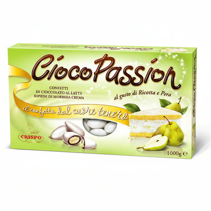 Confetti Crispo CiocoPassion Gusto Ricotta e Pera Bianchi - Confezione 1 kg