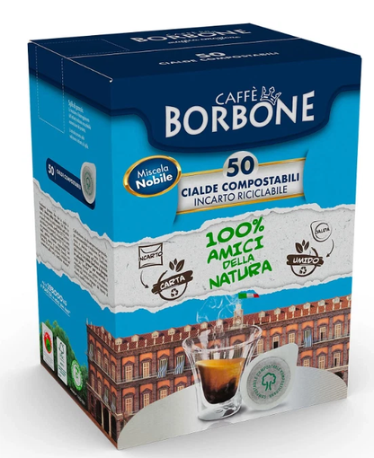 Caffè Borbone Miscela Nobile – 50 Cialde Compostabili