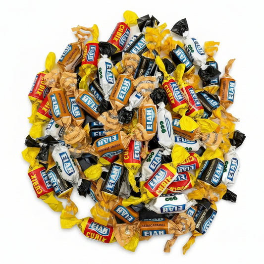 Caramelle Elah Cubix Assortite 1 kg - Caramelle Dure Sfuse Incartate Singolarmente