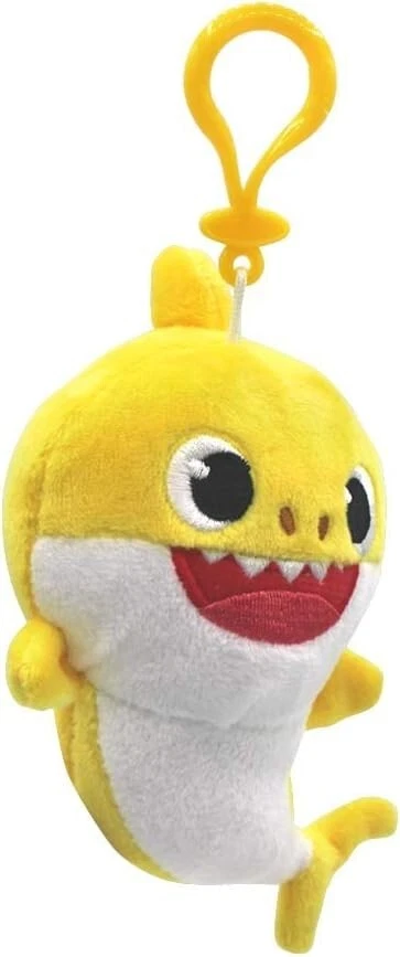 Baby Shark Peluche Portachiave GIALLO Sonoro