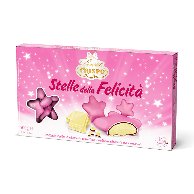 CONFETTI Crispo STELLE Della FELICITA' ROSA