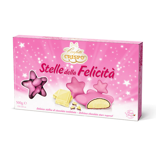 CONFETTI Crispo STELLE Della FELICITA' ROSA