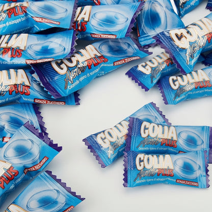 Caramelle Golia Activ Plus 90 gr Senza Zucchero - Caramelle Balsamiche Ripiene Sfuse Incartate Singolarmente