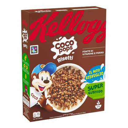 Kellogg's Coco Pops Risetti - Cereali al Cacao in Confezione da Colazione