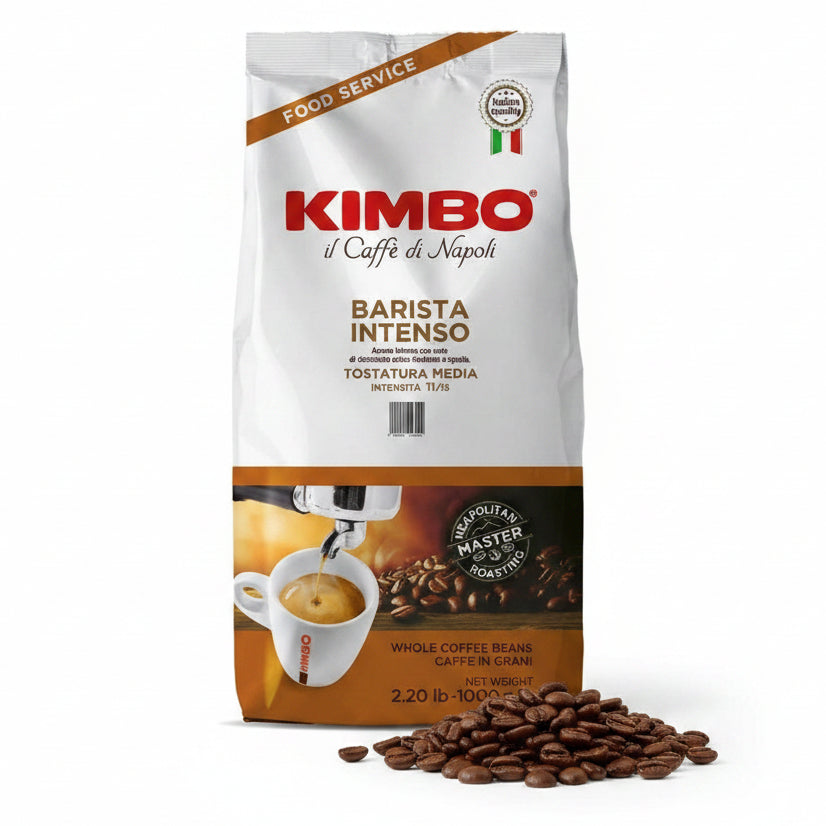 Kimbo Barista Intenso Caffè in Grani Linea Food Service - Confezione da 1 kg (1000g)