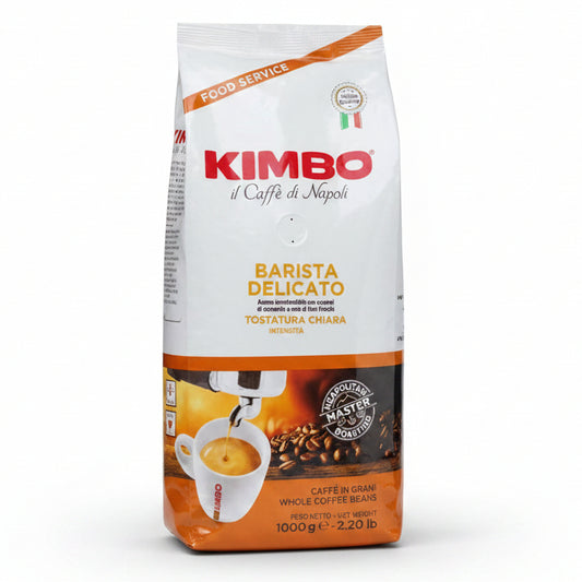 Kimbo Barista Delicato Caffè in Grani Linea Food Service - Confezione da 1 kg (1000g)