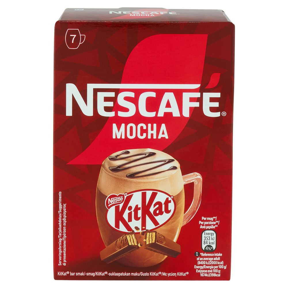 Nescafé Mocha Gusto KitKat Solubile - Confezione da 7 Buste Monodose