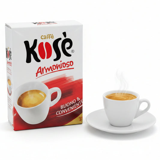 Kosè Armonioso Caffè Macinato per Moka - Confezione Bipack 2x250g (500g)