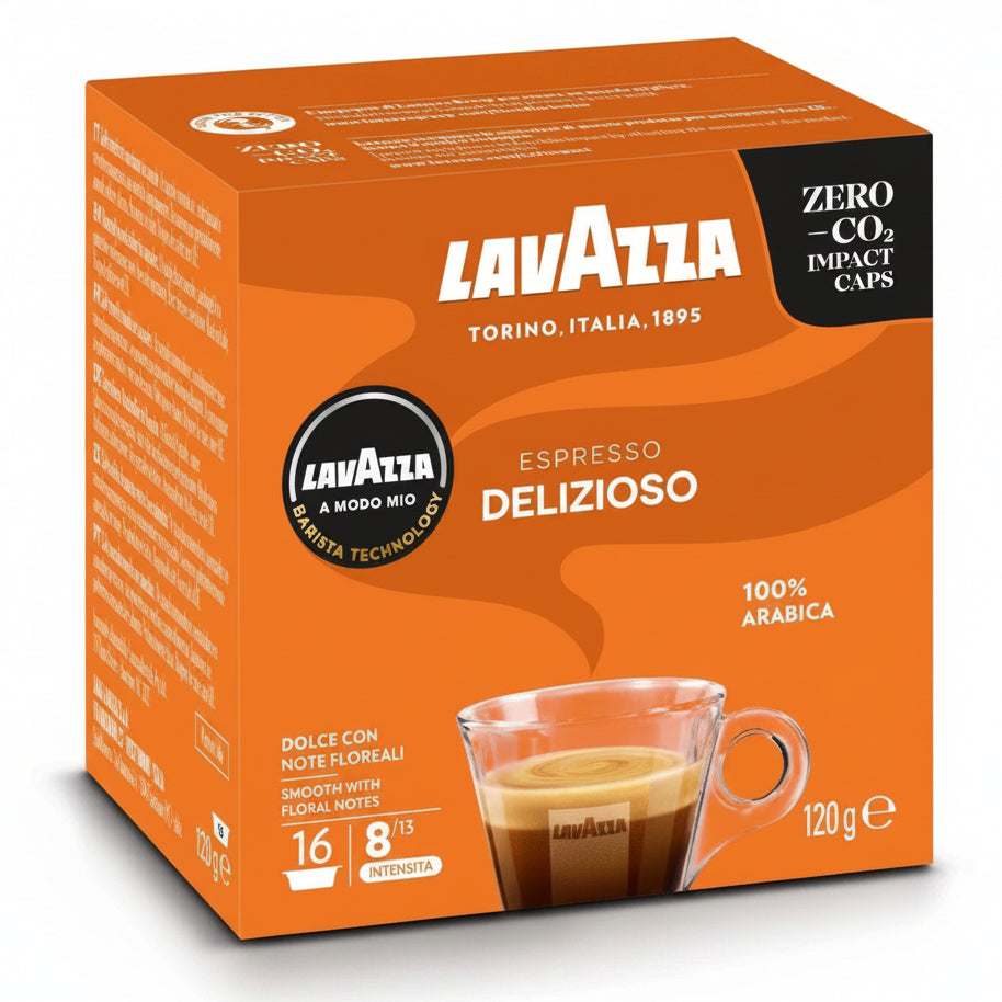 Lavazza Capsule A Modo Mio Espresso Delizioso 100% Arabica - Confezione da 16 Capsule (120g)