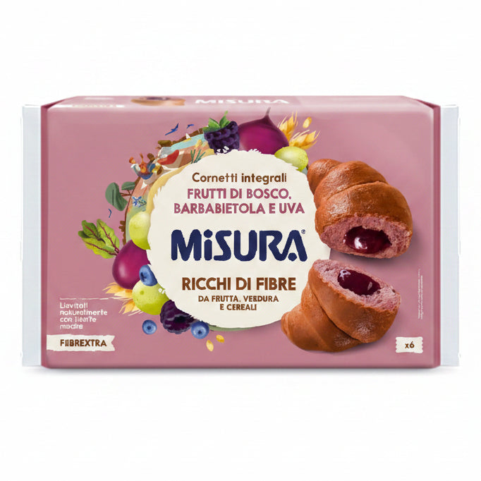 Misura Cornetti Integrale Fibrextra Frutti di Bosco Uva Barbabietola