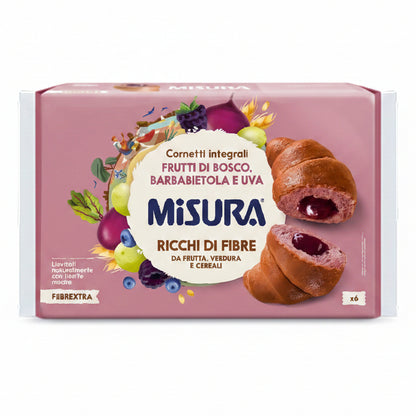 Misura Cornetti Integrale Fibrextra Frutti di Bosco Uva Barbabietola
