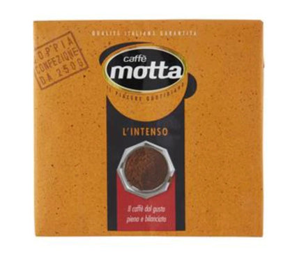 Motta L'Intenso Caffè Macinato per Moka - Confezione Sottovuoto