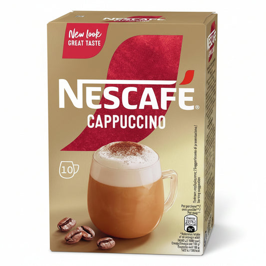 Nescafé Cappuccino Solubile - Confezione da 10 Buste Monodose