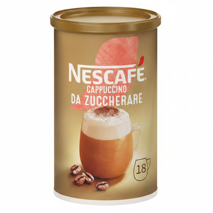 Nescafé Cappuccino Da Zuccherare Solubile in Barattolo - 18 Tazze