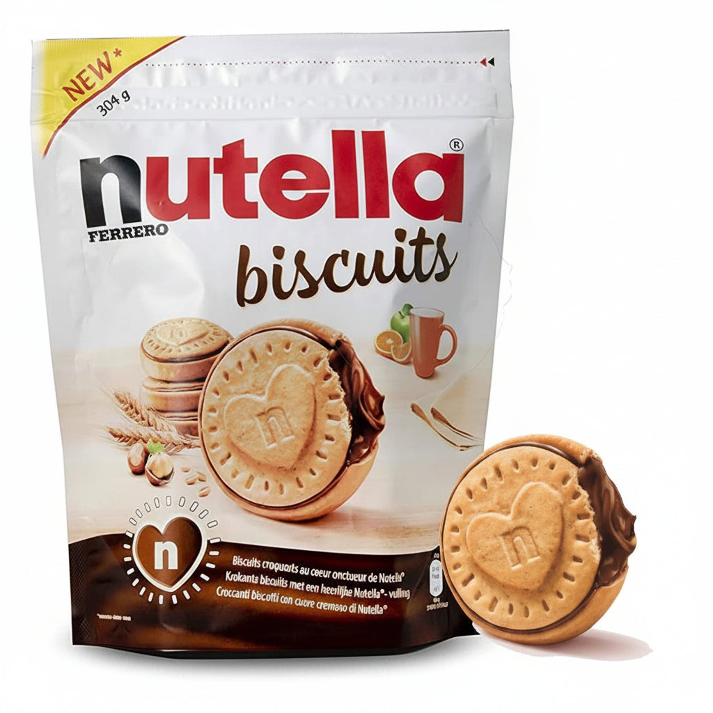 Nutella Biscuit Sacchetto 304 gr Ferrero Kinder