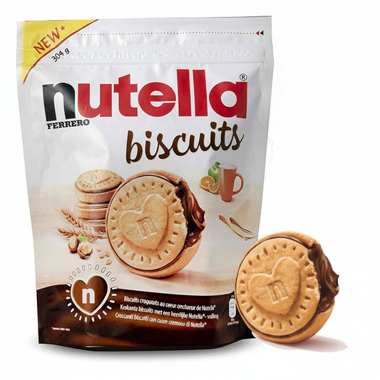 Nutella Biscuit Sacchetto 304 gr Ferrero Kinder