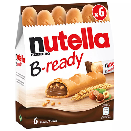 Nutella B-ready Ferrero - Confezione Scorta 6 Pezzi