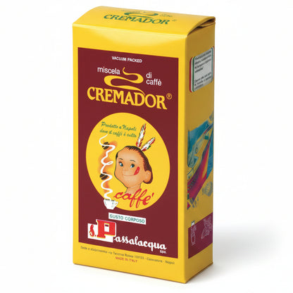 Passalacqua Cremador Caffè Macinato - Confezione Sottovuoto da 250g (Gusto Corposo)