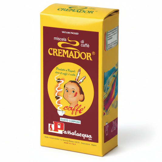 Passalacqua Cremador Caffè Macinato - Confezione Sottovuoto da 250g (Gusto Corposo)