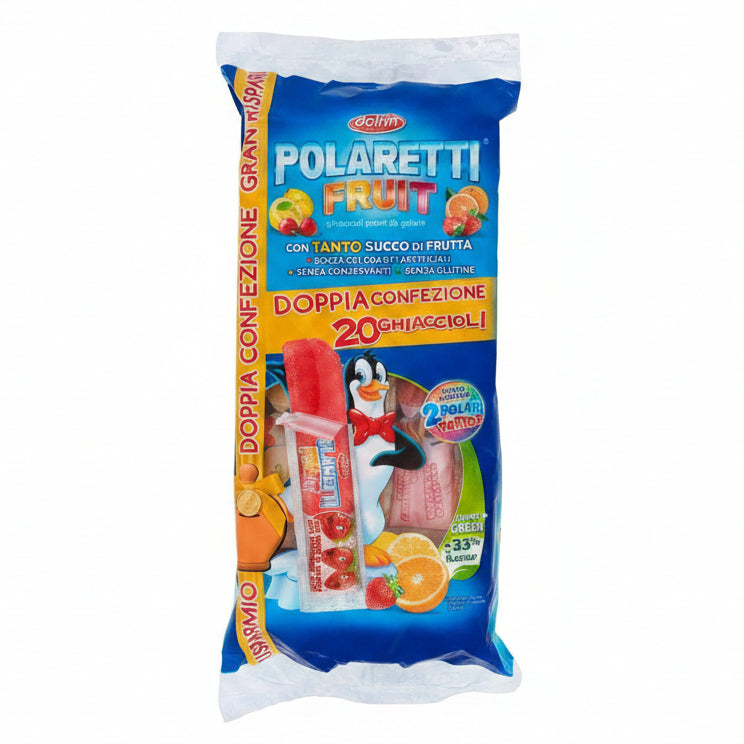 Polaretti Ghiaccioli Frutta 20 pz Senza Glutine Dolfin