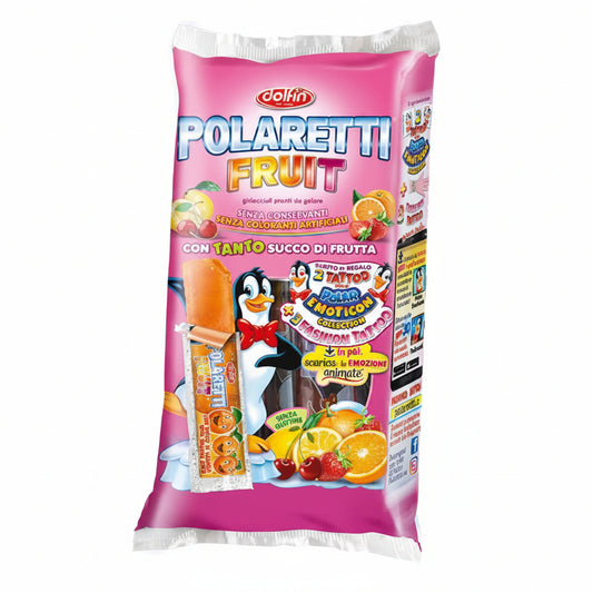 Polaretti Ghiaccioli Frutta 10 pz Senza Glutine Dolfin