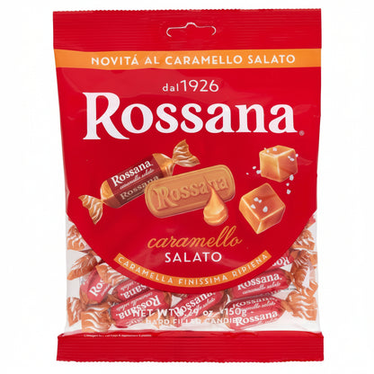 Caramelle Rossana Caramello Salato - Busta Caramelle Finissima Ripiena 150g