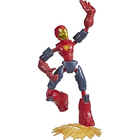 Iron Man Marvel Avengers Bend and Flex - Iron Man Action Figure Articolabile Hasbro