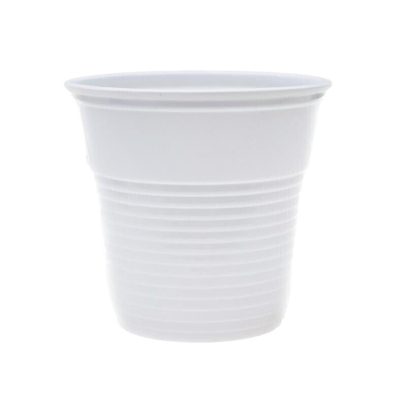 Bicchieri Monouso in Plastica Bianca 80 cc - Confezione da 1000 Pezzi (Made in Italy)