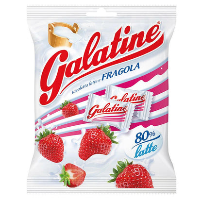 Galatine Latte e Fragola - Busta da  125 gr Caramelle