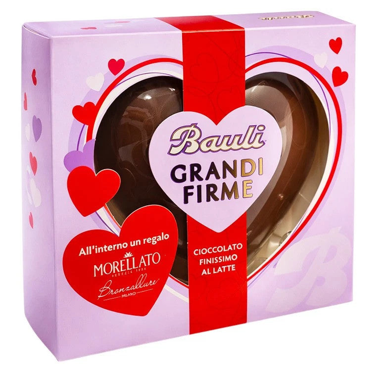 Bauli Grandi Firme Cuore - Cioccolato con Sorpresa Morellato (Bipack 2 x 190g)