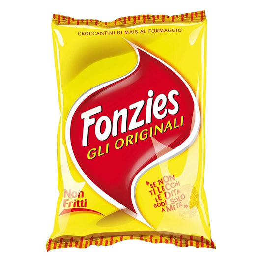 Fonzies Gli Originali - Snack Croccanti al Formaggio (Multipack 10 Confezioni)