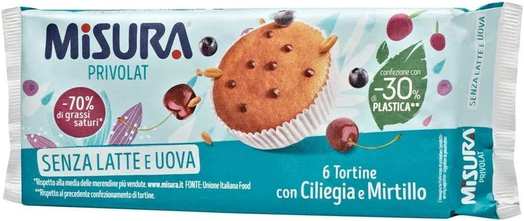 Misura Tortina Ciliegia Mirtilli Privolat