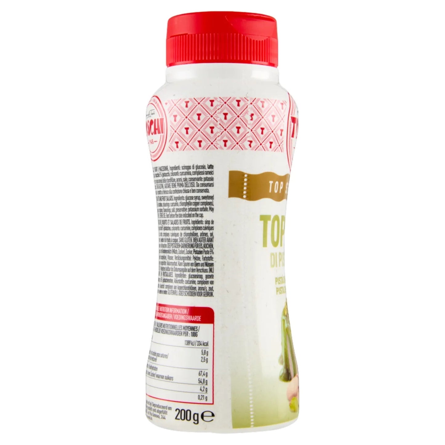 Toschi - Topping 200 gr Top Selection di Pistacchio in Flacone Antigoccia