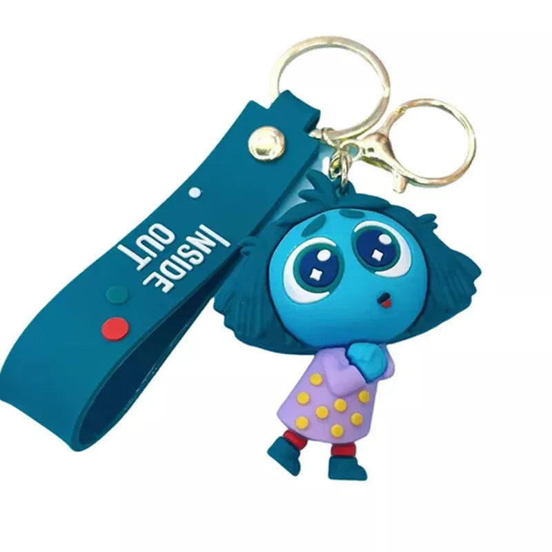 Inside Out - Portachiavi in Gomma a Tema Ansia