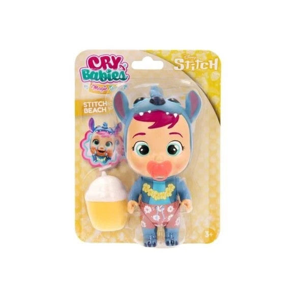 Cry Babies Magic Tears Disney Stitch - Bambola Collezionabile con Accessorio