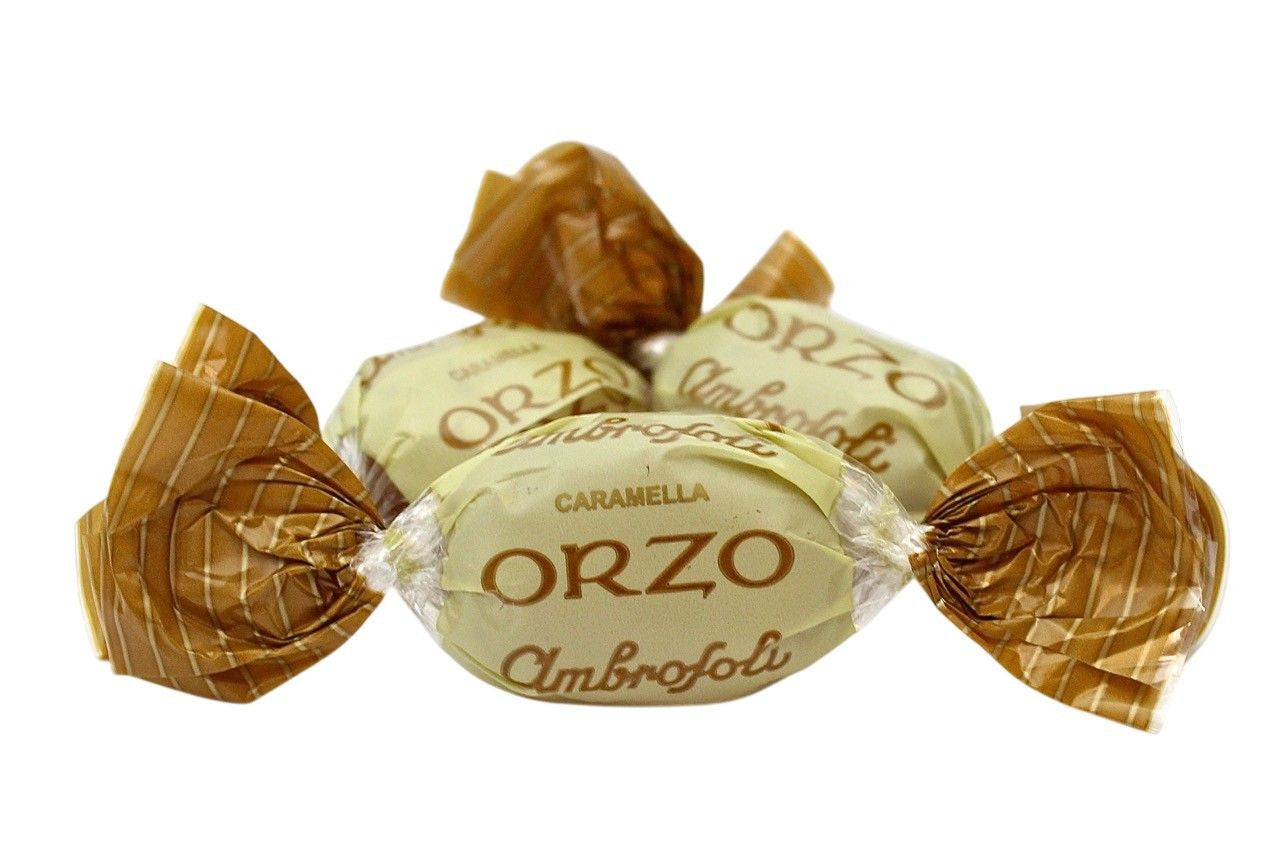 Ambrosoli Caramelle Orzo - Caramelle al Gusto Orzo Incartate Singolarmente
