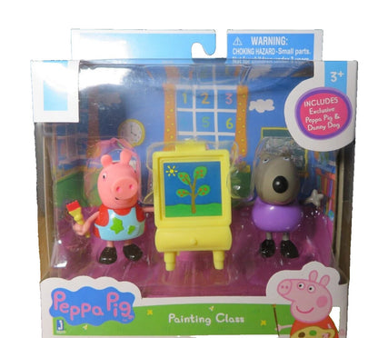 Peppa Pig Painting Class Set Personaggi con Accessori