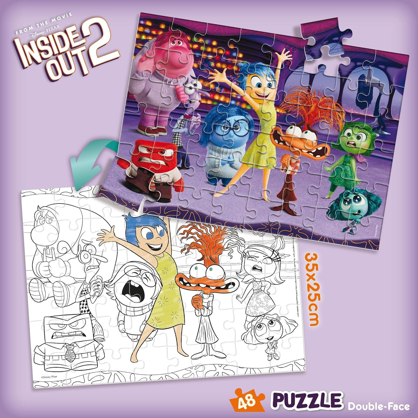Puzzle Inside Out 2 - 48 pezzi Lisciani