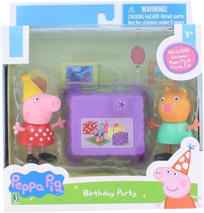 Peppa Pig Birthday Party Set Personaggi con Accessori
