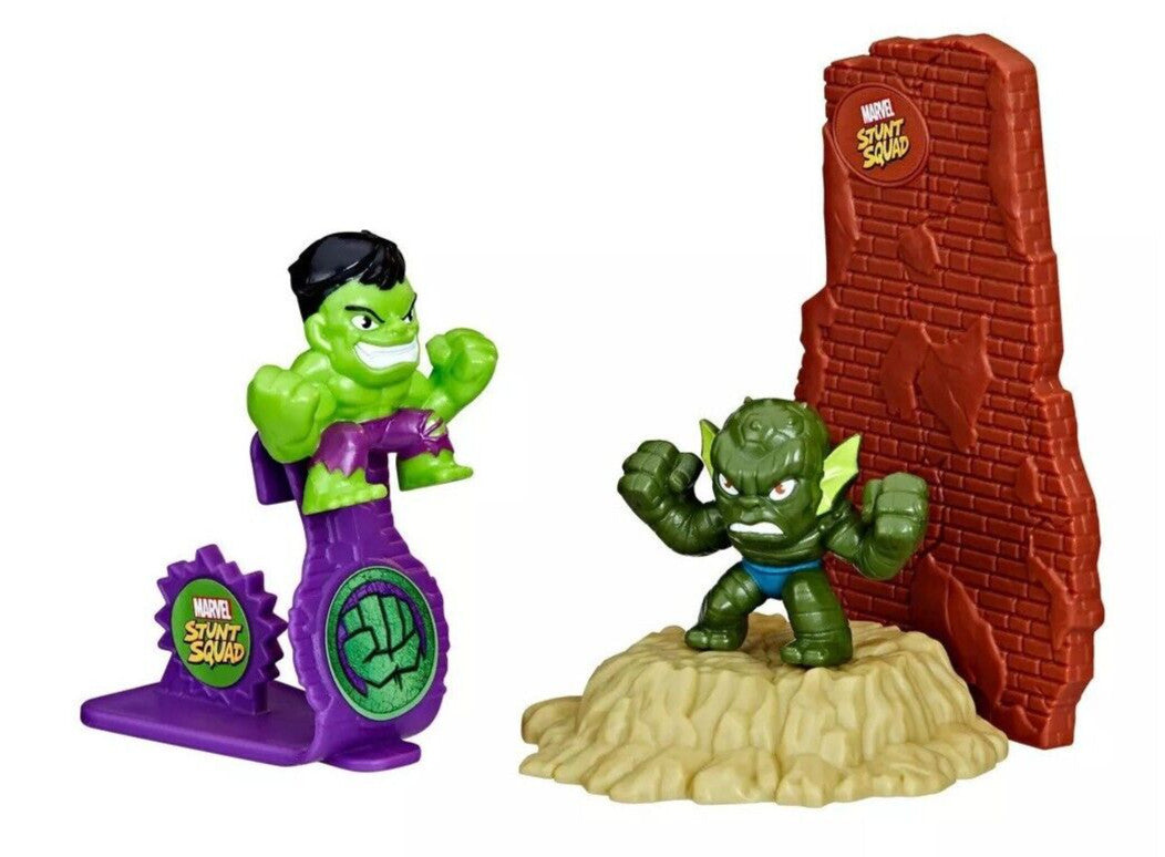 AVENGERS HULK Stunt Squade Marvel Buoni contro Cattivi Hasbro HULK ABOMINATION