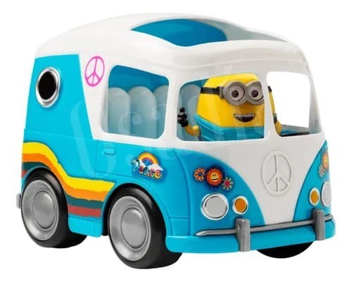 Minions - Campervan Hippie Veicolo con Personaggio (Cattivissimo Me) Macchina