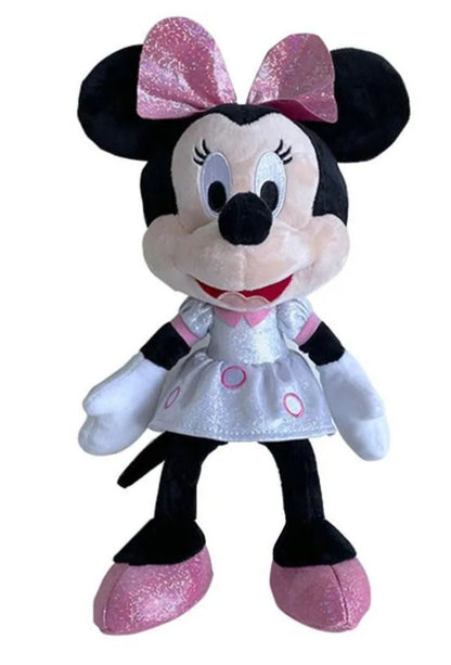 MINNIE DISNEY ANNIVERSARIO 100 anni Peluche Disney originale 25 cm Idea Regalo