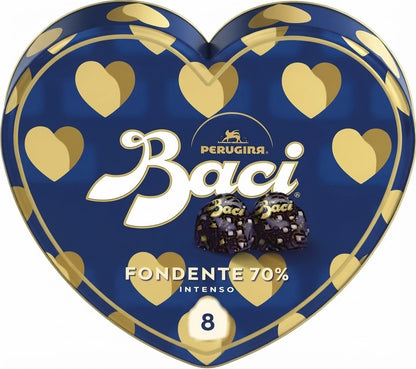 Baci Perugina - Scatola Regalo Cuore Cioccolato Fondente 70% (Edizione Speciale)