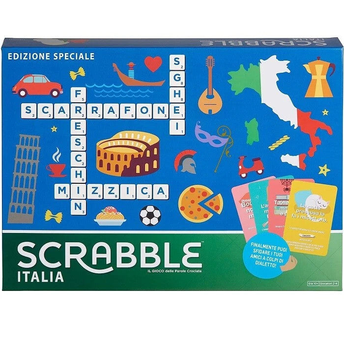 Scrabble Edizione Speciale Italia - Il Gioco delle Parole Crociate in Dialetto