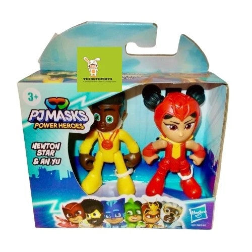 PJ Masks Power Heroes Newton Star & An Yu - Set 2 Action Figure Hasbro