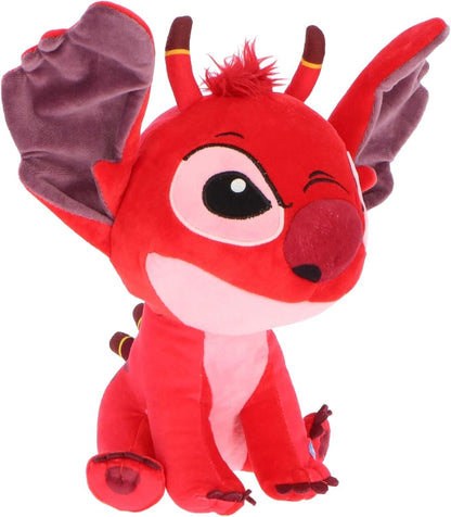 STITCH Rosso Peluche Disney 23 cm Morbido Classics Originale Sambro Bambini Lilo