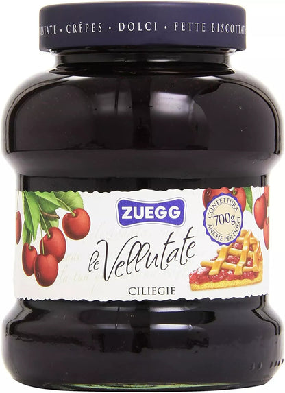 Zuegg - La Pasticcera Confettura Extra di Ciliegie in Vaso da 700g (Nuova Ricetta)
