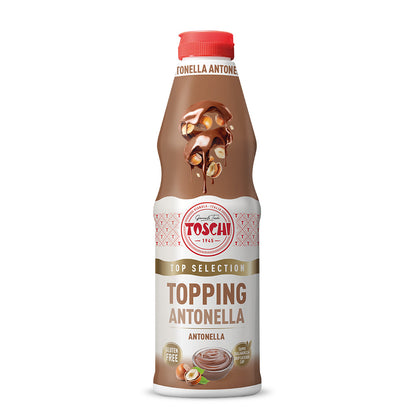 Toschi - Topping 1 kg Top Selection Antonella (Crema Nocciola) in Flacone Antigoccia